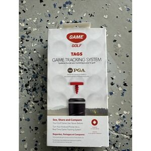 Game Golf Tags Digital‎ Game Tracking System PGA Backed Tracking Tags Brand New